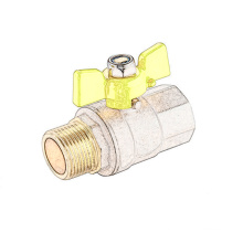 Butterfly Handle Brass Ball Valve Butterfly Valve